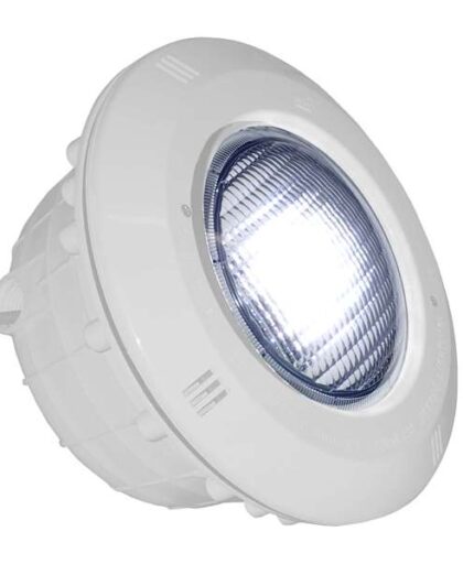 WHITE EDITION lampa Euro LED Diamond PLUS Led światło zimne białe 4400lm, 44W 12V ramka biała  z tworzywa podłączenie kabel 2-żyłowy kompletna z żarówką 